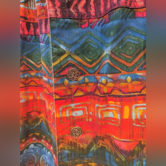 Chico's Colorful Jacket - Picture 4 of 7